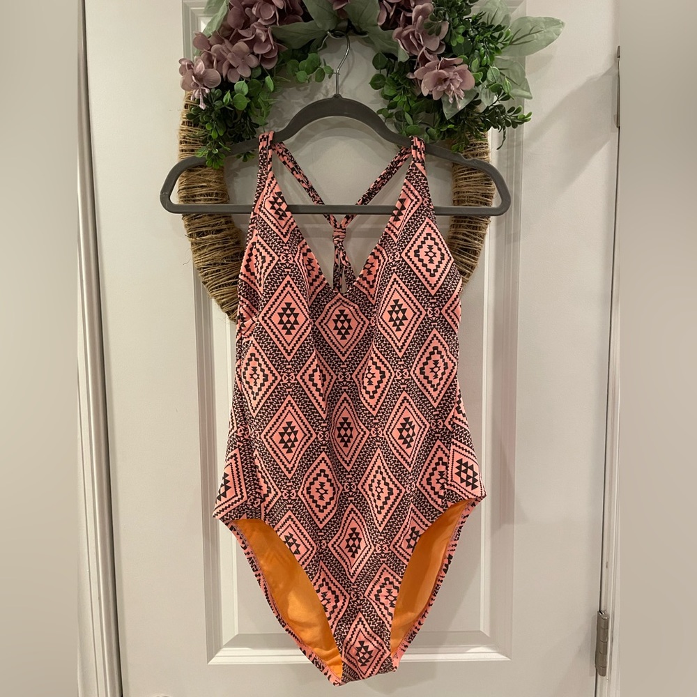 Aztec one piece bathing suit